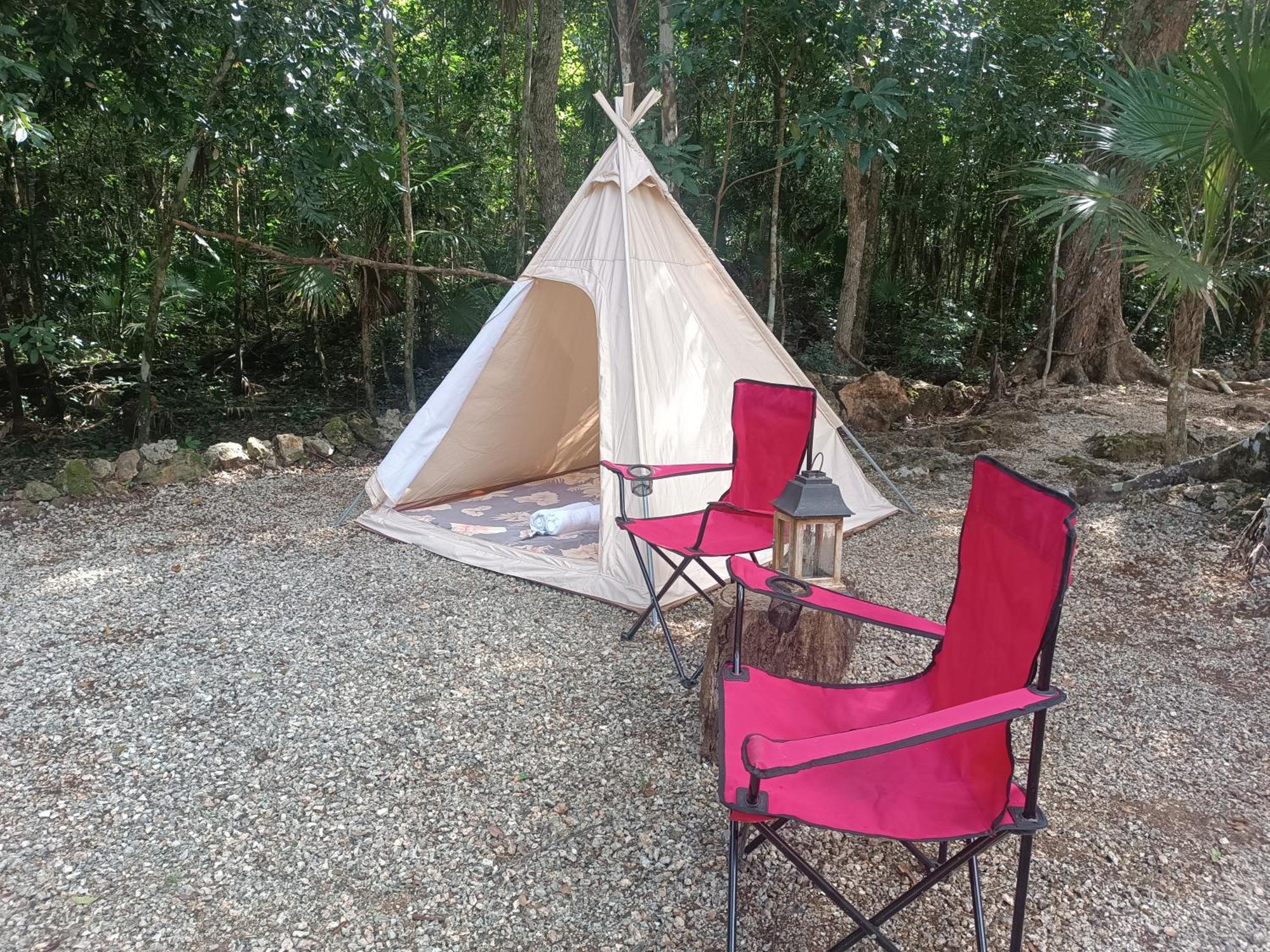 Cheel Lodge & Camping Puerto Morelos Εξωτερικό φωτογραφία