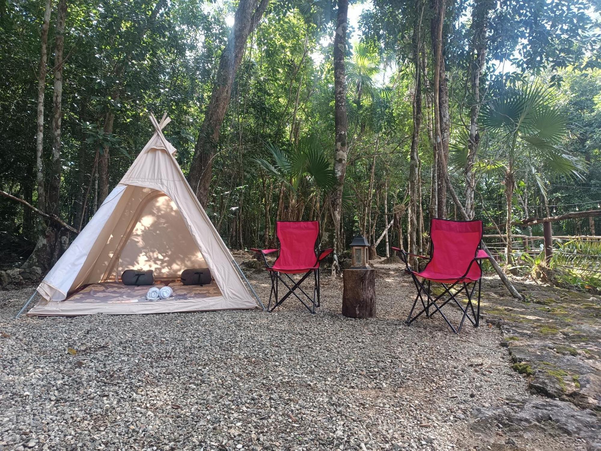Cheel Lodge & Camping Puerto Morelos Δωμάτιο φωτογραφία
